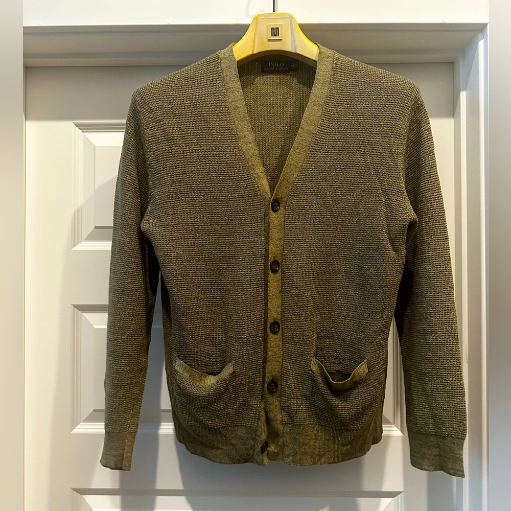 Polo Ralph Lauren Men Silk/Linen Cardigan